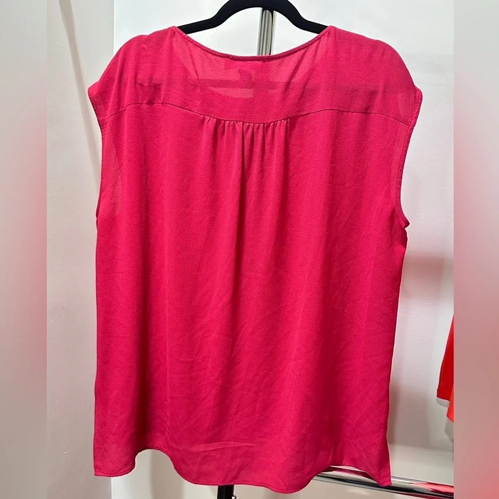 Michael Kors Sleeveless Blouse Shirt Top New Size Large